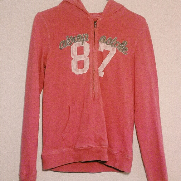 Aeropostale Tops - Pink Aeropostale Zip-Up Hoodie